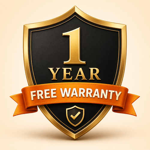 1 Year Warranty